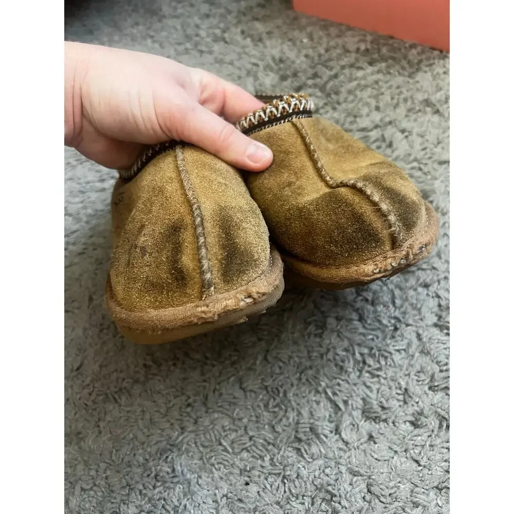 Kids Tasman Suede Uggs in Tan
